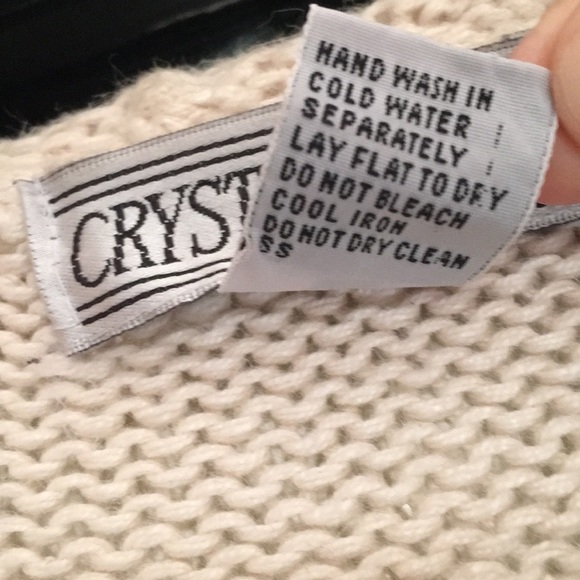 Vintage Crystal Kobe Knitted Floral Sweater - Picture 5 of 8